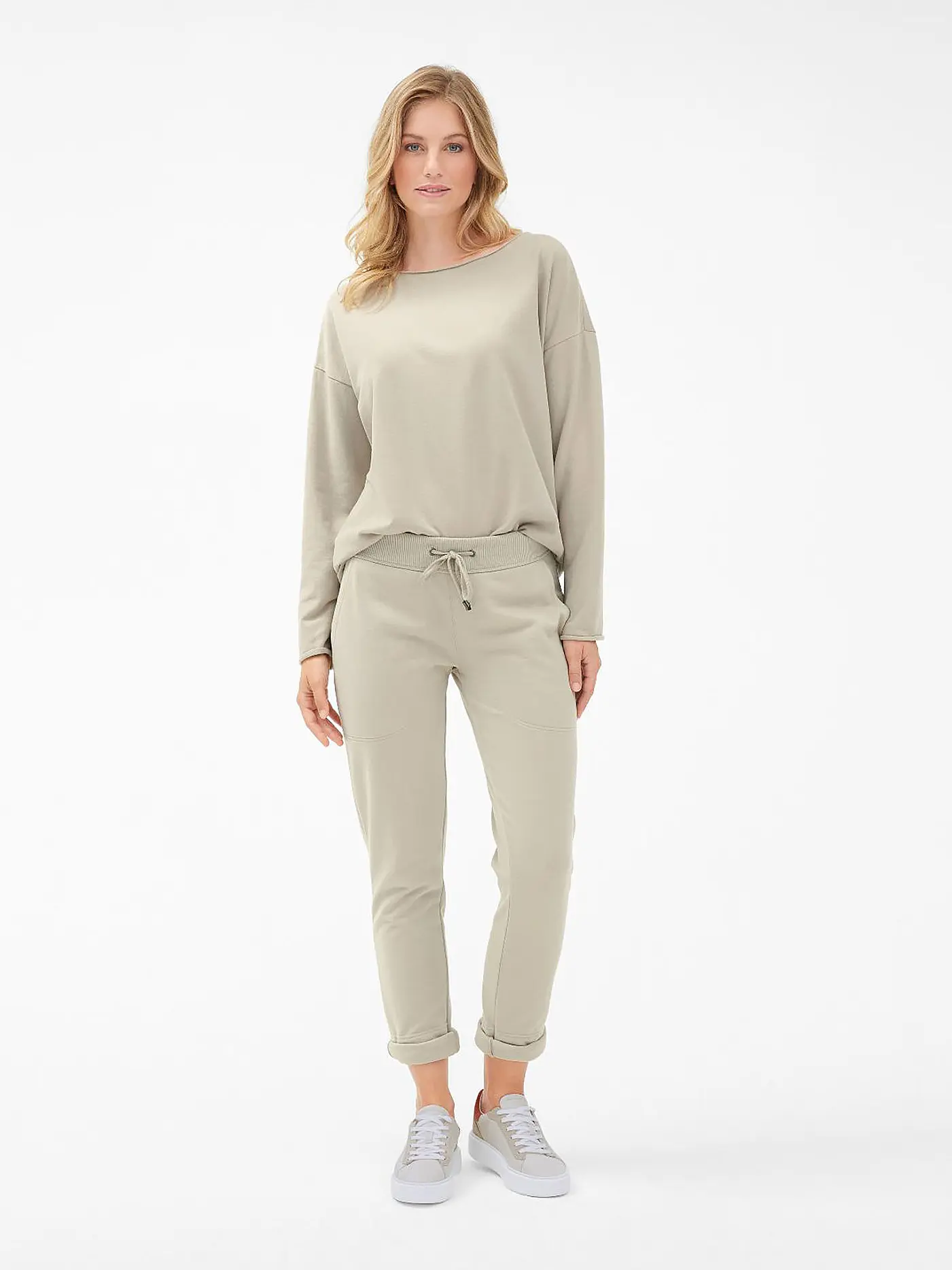 JUVIA | Loungewear Hose | hellgrau